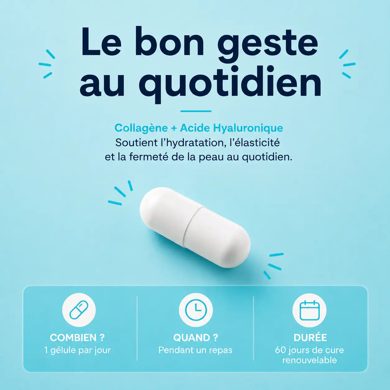Collagène + Acide Hyaluronique - Blumia Lab