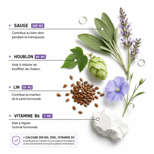 Harmonie Féminine 40+ Complexe Ménopause - Blumia Lab