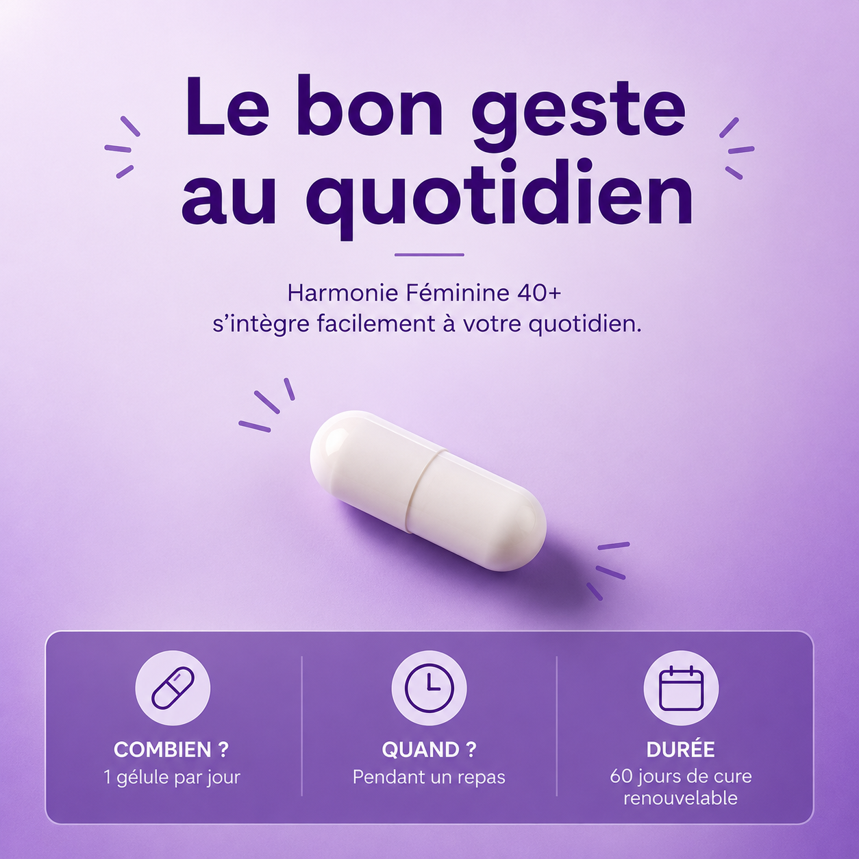 Cure ménopause - Harmonie Féminine